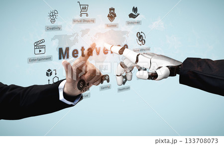 AI-powered metaverse ecosystem and digital network Parse AI-powered metaverse ecosystem and digital network Parse 133708073