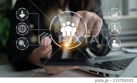 Global business management and teamwork strategy Parse 133708105