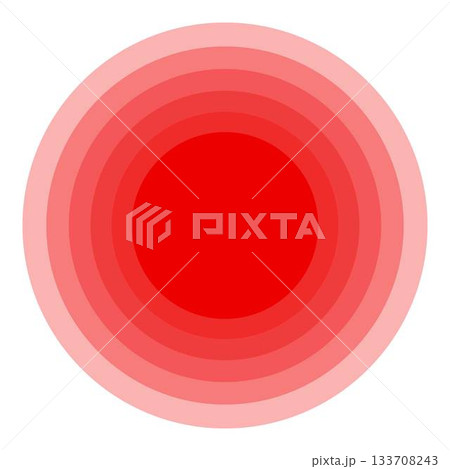 Red gradient concentric circles creating tunnel effect Red gradient concentric circles creating tunnel effect 133708243