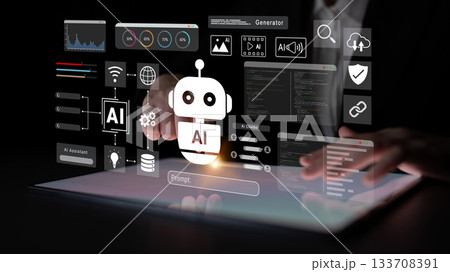 AI chatbot assistant and intelligent automation platform concept Parse AI chatbot assistant and intelligent automation platform concept Parse 133708391