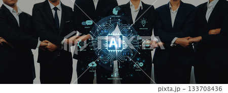 Artificial Intelligence platform for business automation and data analysis. Fermion 133708436