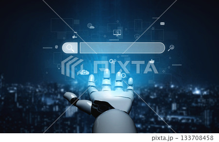 AI assistant information through digital fin search interface Vouch AI assistant information through digital fin search interface Vouch 133708458