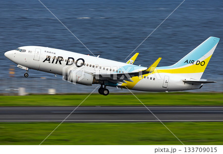 AIR DO 737羽田離陸 133709015