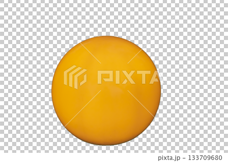 Yellow Glowing Sphere Resembling Full Moon Yellow Glowing Sphere Resembling Full Moon 133709680