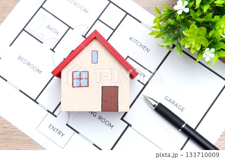 住宅と建築図面 133710009