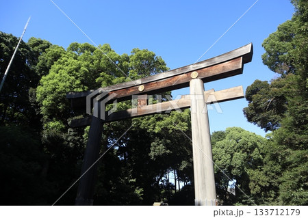 明治神宮　鳥居 133712179