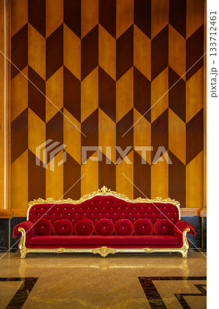 A luxurious sofa with a luxurious atmosphere 133712461
