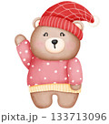 toy bear with a scarf 133713096
