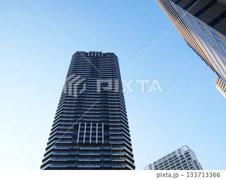 タワーマンションのある都市風景｜勝どき 133713366