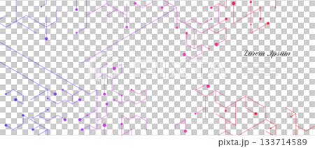 Geometry Abstract Hexagon Circuit Science Technology background 133714589