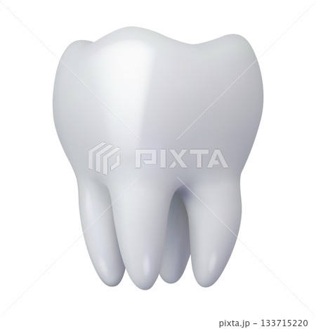 Realistic 3D Tooth Illustration Realistic 3D Tooth Illustration 133715220