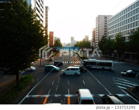 交差点の風景 133715295
