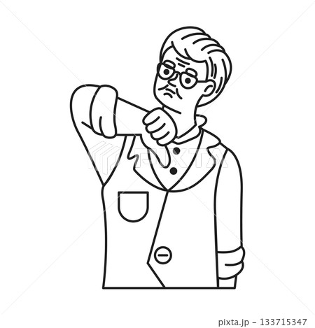 Displeased Person Showing Thumbs Down Gesture Displeased Person Showing Thumbs Down Gesture 133715347