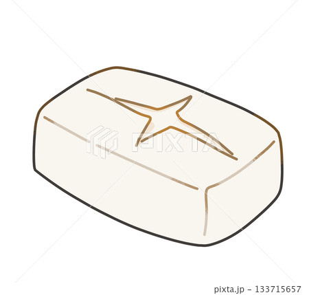 焼き餅のイラスト 133715657