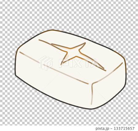 焼き餅のイラスト 133715657