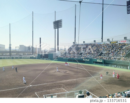 野球場　日鉄鋼板 SGLスタジアムの風景　尼崎　大物 133716531