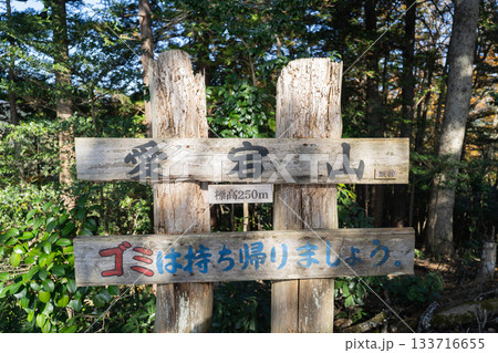愛宕山の山頂（奥武蔵） 133716655