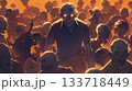 ゾンビの群れのイラスト 133718449