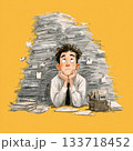 書類と男性 133718452