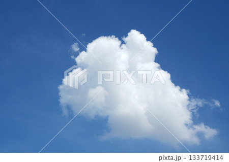 Blue sky white clouds and Beautiful puffy fluffy cumulus cloud, cloudscape background. Blue sky white clouds and Beautiful puffy fluffy cumulus cloud, cloudscape background. 133719414