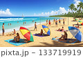 ビーチ　夏 133719919