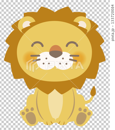 動物_獅子(坐姿) 動物_獅子(坐姿) 133720084