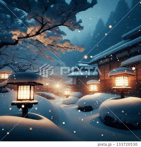 雪の夜 雪の夜 133720530