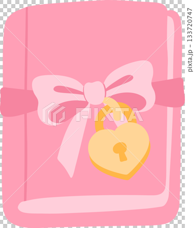 Coquette Valentine pastel clipart in cute flat design style Coquette Valentine pastel clipart in cute flat design style 133720747