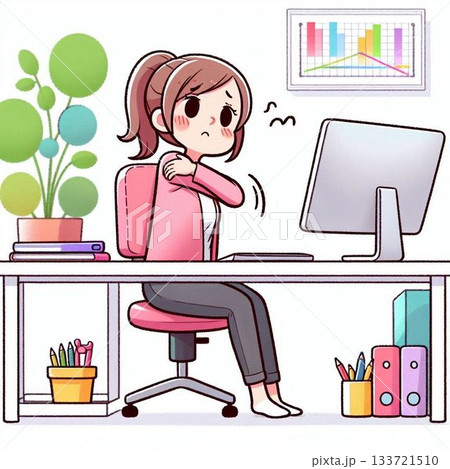肩こり　腰痛 133721510