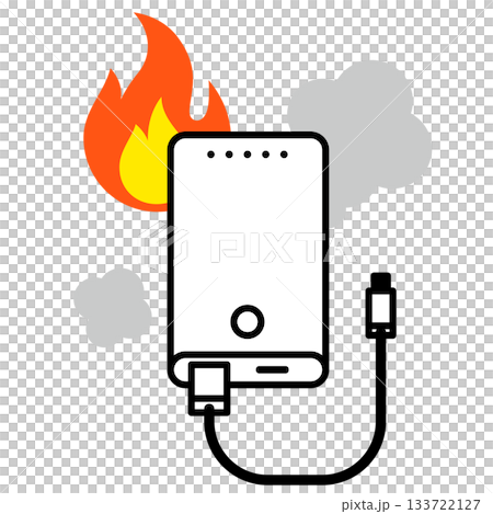 手機電池起火 - 手機充電器事故 手機電池起火 - 手機充電器事故 133722127