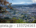 埼玉県日高市・日和田山からの眺望。里山と街並み 133724163