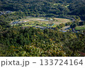 埼玉県日高市・日和田山からの展望。巾着田と里山の秋 133724164