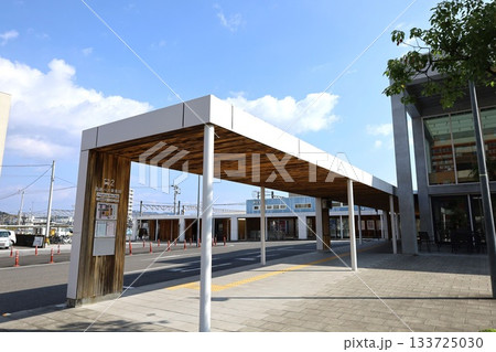【宮崎県】JR日豊本線「延岡駅」高千穂行きのバス乗り場 【宮崎県】JR日豊本線「延岡駅」高千穂行きのバス乗り場 133725030