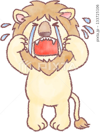 可愛いいライオンのイラスト_ライオン_ 133725106