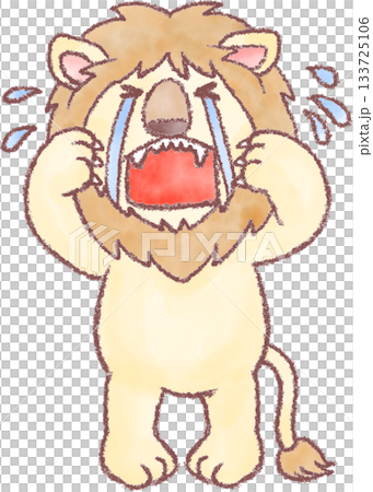 可愛いいライオンのイラスト_ライオン_ 133725106