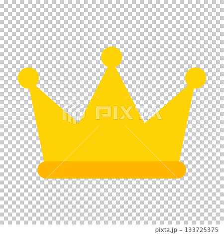 極簡風格的皇冠插圖(象徵等級、生日、慶祝、榮耀) 極簡風格的皇冠插圖(象徵等級、生日、慶祝、榮耀) 133725375