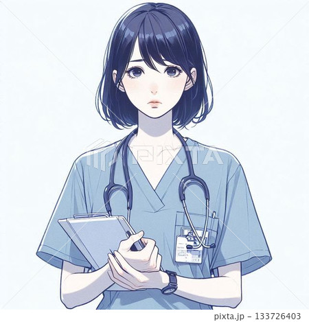 介護士の困った顔 133726403