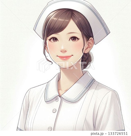 笑顔の女性看護師 133726551
