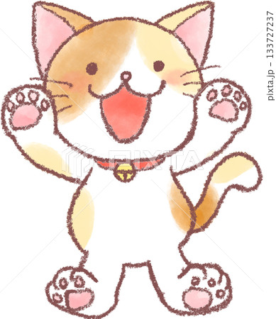 可愛い猫のイラスト_猫 可愛い猫のイラスト_猫 133727237