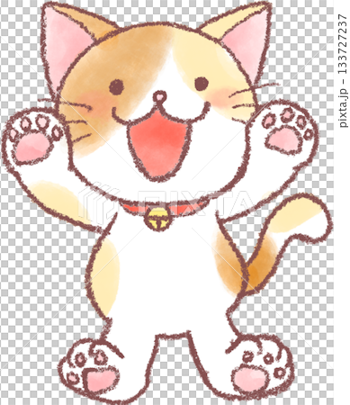 可愛い猫のイラスト_猫 可愛い猫のイラスト_猫 133727237