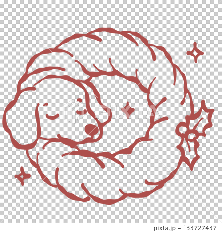 dachshund curled inside christmas wreath cute sleepy holiday dog line art illustration winter cozy doodle art festive clipart dachshund curled inside christmas wreath cute sleepy holiday dog line art illustration winter cozy doodle art festive clipart 133727437