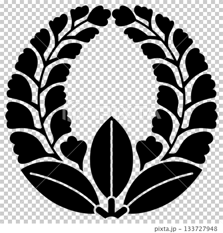 家紋です。軸付き上り藤といいます。 133727948