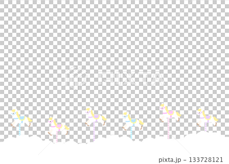 煙霧繚繞的搖搖馬的精美畫框(透明) 煙霧繚繞的搖搖馬的精美畫框(透明) 133728121