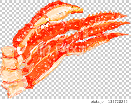 タラバガニの足のイラスト 133728253