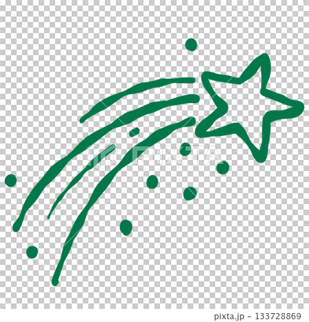 Whimsical shooting star streaking across the sky bringing magical new year luck hope and bright wishes in a playful doodle style Whimsical shooting star streaking across the sky bringing magical new year luck hope and bright wishes in a playful doodle style 133728869