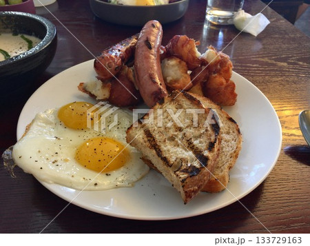 アメリカの朝食 133729163