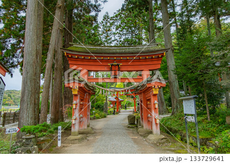 岩手県平泉町 達谷窟毘沙門堂 鳥居 133729641