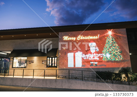 [幸せのパンケーキ 淡路島テラス]クリスマス仕様のプロジェクションマッピング 133730373