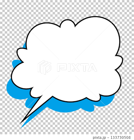 簡單的語音氣泡圖-蓬鬆 133730508