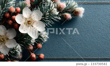 Frosted edge frame design for advertising background with white tones Frosted edge frame design for advertising background with white tones 133730581